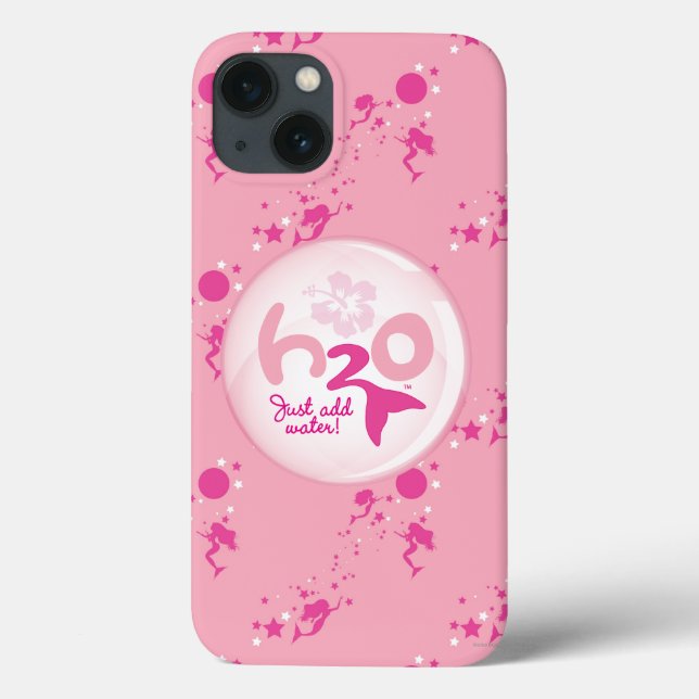 Coques Case-Mate iPhone Motif rose de sirène (Verso)