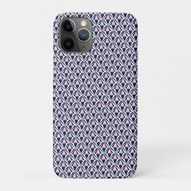 Coques Case-Mate iPhone Motif rose et bleu amusant (Dos)