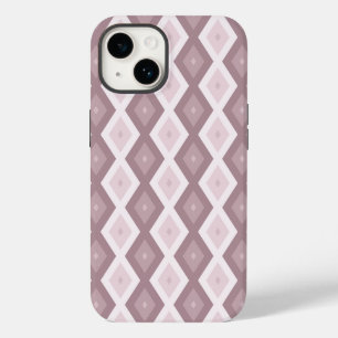 Coque Pour iPhone 14 motif rose quartz rose diamant