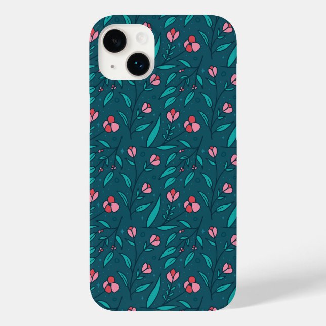 Coques Case-Mate iPhone Motif rose simple (Verso)