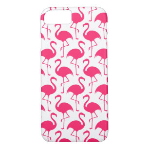 Coque iPhone 8/7 Motif rose tropical de Flamant rose