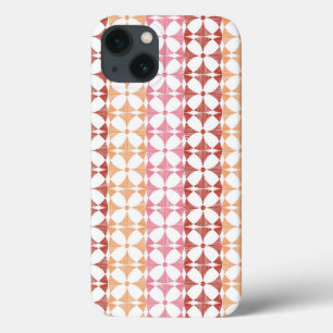 Case-Mate iPhone Case Motif rouge géométrique de rayures d'ikat