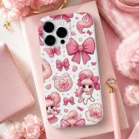 motif ruban et cerise