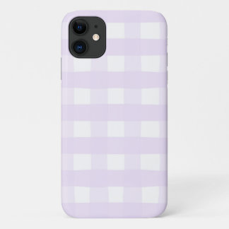 Case-Mate iPhone Case Motif sans couture à carreaux gingham lilas peint