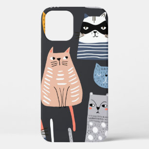 Case-Mate iPhone Case Motif sans couture avec des chatons mignons dans u