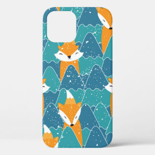 Case-Mate iPhone Case Motif sans couture avec différents mignons renards
