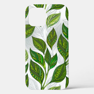 Case-Mate iPhone Case Motif sans couture avec Feuilles de thé vert