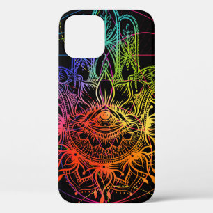 Case-Mate iPhone Case Motif sans couture avec hamsa orné dessiné à la ma