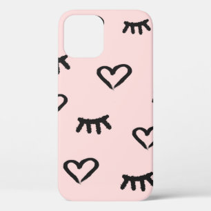 Case-Mate iPhone Case Motif sans couture avec le coeur et les yeux fermé
