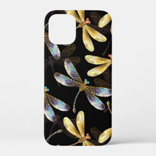 Case-Mate iPhone Case Motif sans couture avec libellules d'or