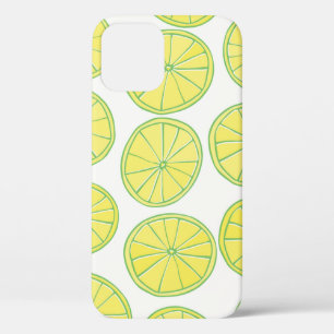 Case-Mate iPhone Case Motif sans couture avec tranches de citron jaune s