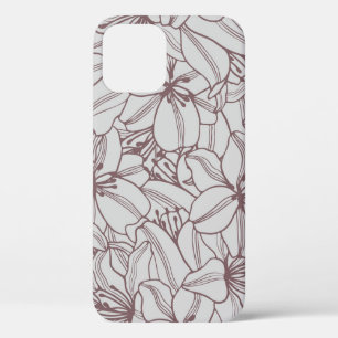 Case-Mate iPhone Case Motif sans couture de fleurs de lys vintage. Main