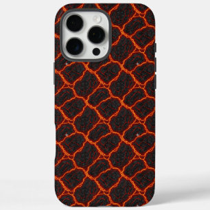 Coques iPhone 16 Pro Max Motif sans couture de flux de lave