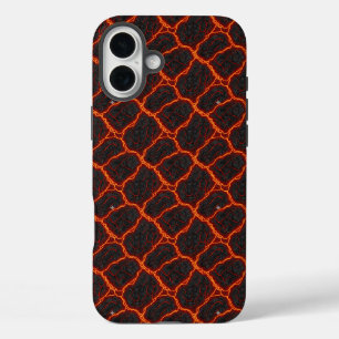 Coques iPhone 16 Plus Motif sans couture de flux de lave