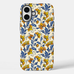Coques iPhone 16 Plus Motif sans couture époustouflant de fleurs et de f