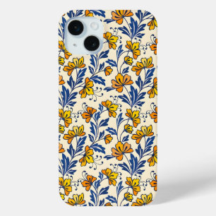 Coque iPhone 15 Mini Motif sans couture époustouflant de fleurs et de f