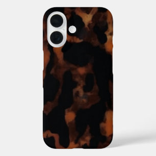 Coque Pour iPhone 16 Motif sans fil Tortoiseshell, Chic TortoiseShell