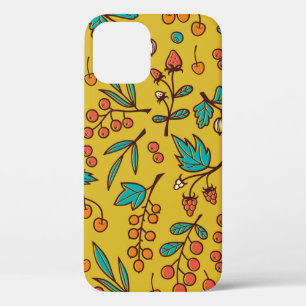 Case-Mate iPhone Case Motif sans joint avec baies sur branches.