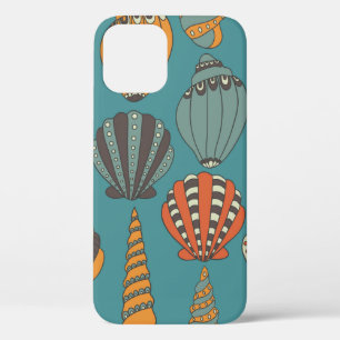 Case-Mate iPhone Case Motif sans joint avec coquillages, icônes dessin
