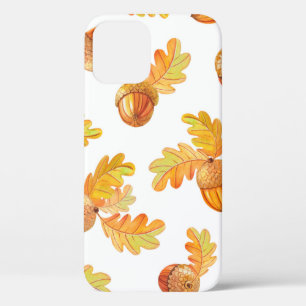 Case-Mate iPhone Case motif sans soudure automne avec feuilles en chêne 