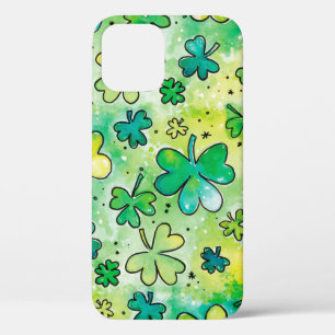 Case-Mate iPhone Case Motif shamrock peint à la main avec colo à eau