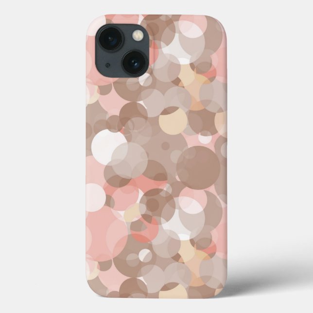 Coques Case-Mate iPhone Motif simple - Cercles (Verso)