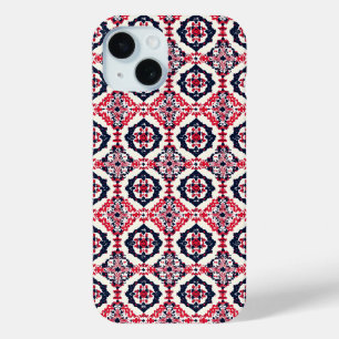 Coque Pour iPhone 15 Motif slave blanc rouge