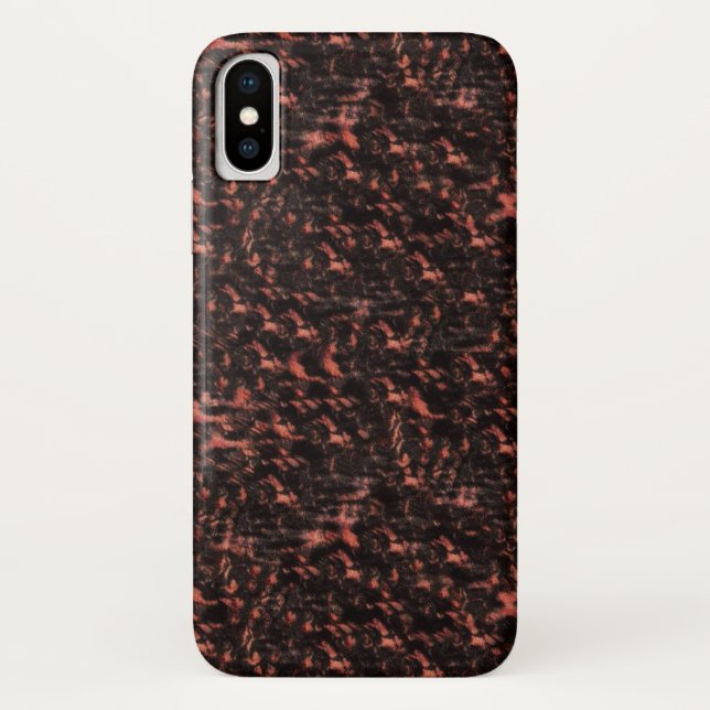 Coques Case-Mate iPhone Motif Snakeskin noir et rose (Dos)