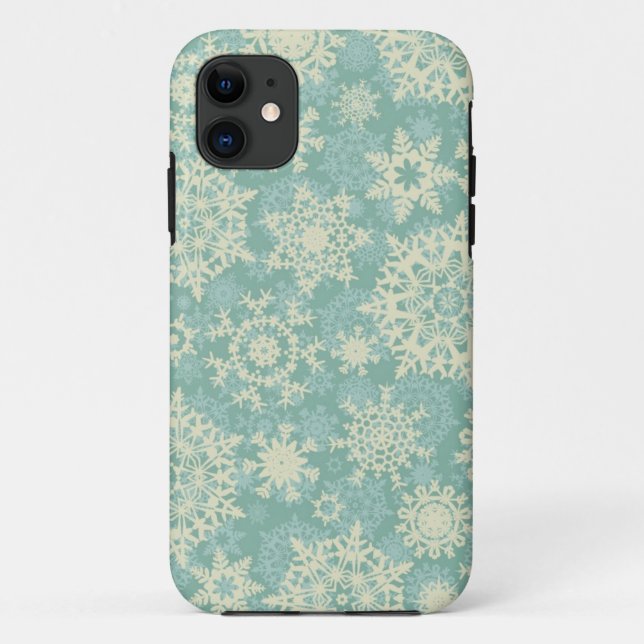 Coques Case-Mate iPhone Motif Snowflake (Dos)