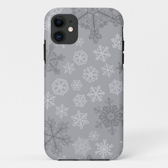 Coques Case-Mate iPhone Motif Snowflake (Dos)