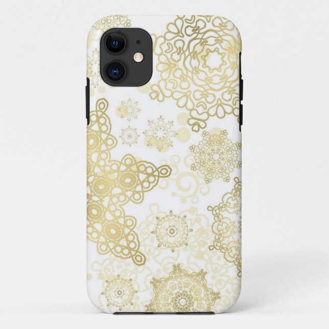 Coques Case-Mate iPhone Motif Snowflake (Dos)