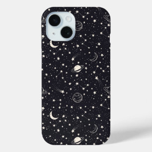 Coque Pour iPhone 15 Motif Stars & Planètes