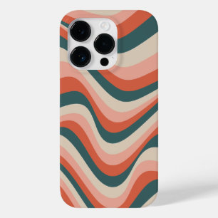 Coque Pour iPhone 14 Pro Motif Super à bande colorée rétro