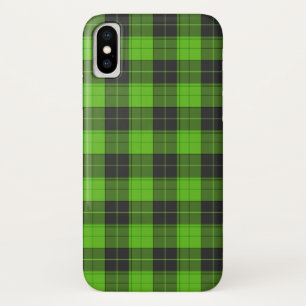 Case-Mate iPhone Case Motif tartan simple en vert foncé