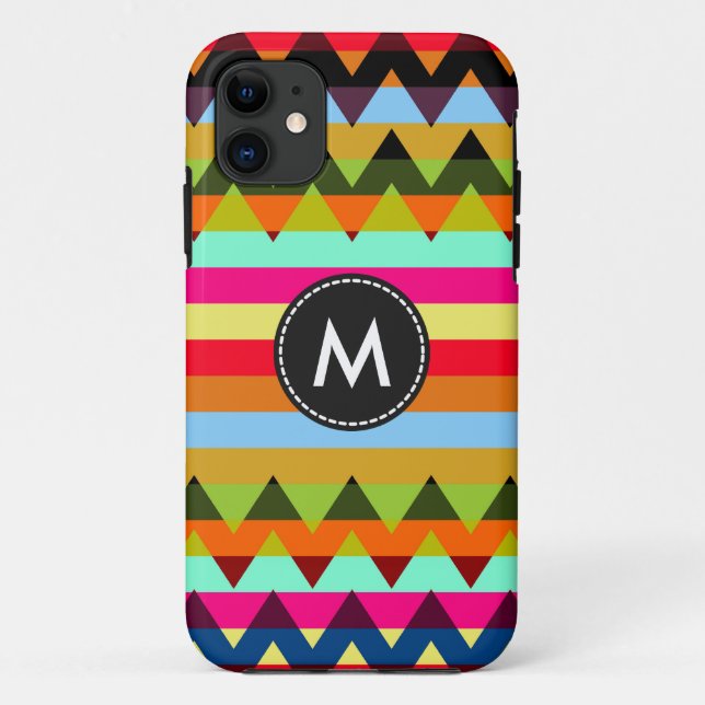 Coques Case-Mate iPhone Motif tendance Chevron Stripes #8 (Dos)