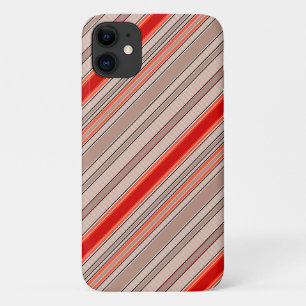 Case-Mate iPhone Case motif texturé rayé vertical en orange et être