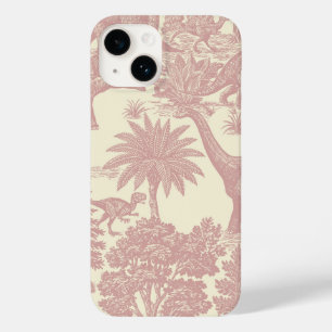 Coque Pour iPhone 14 Motif Toile Dinosaure Vintage Jungle Préhistorique