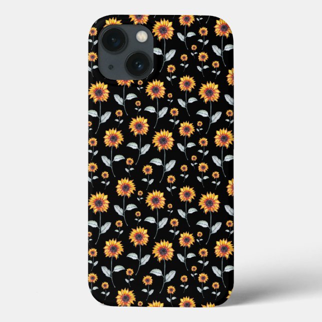 Coques Case-Mate iPhone Motif tournesol (Verso)