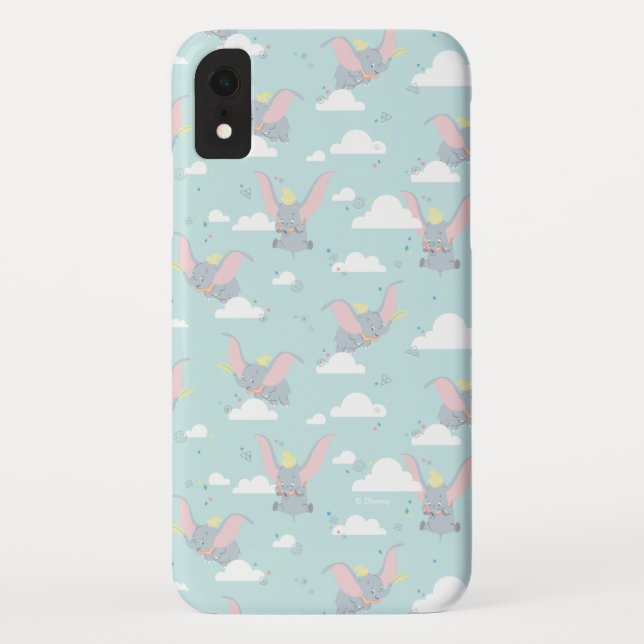 Coques Case-Mate iPhone Motif tribal bleu de Cute Dumbo (Dos)