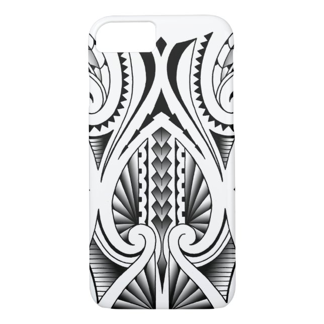 Coques Case-Mate iPhone Motif tribal maori/polynésien de tatouage (Dos)