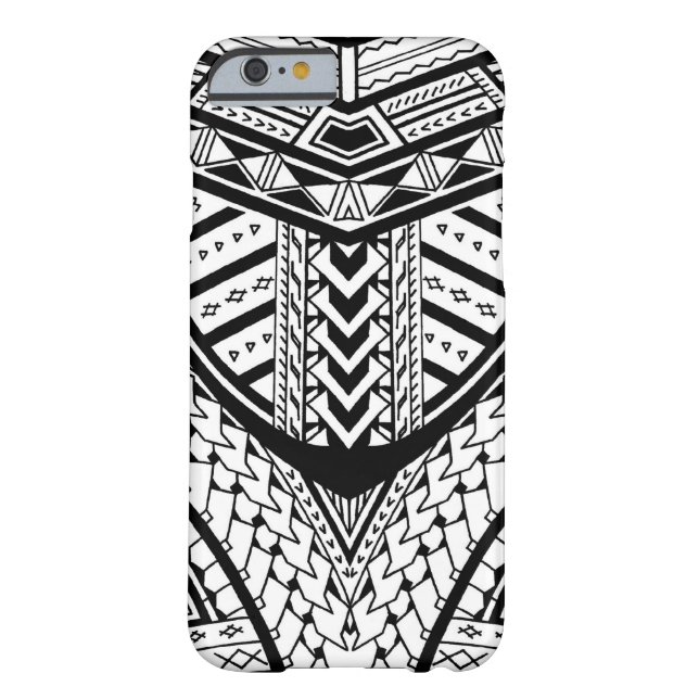 Coques Case-Mate iPhone Motif tribal Samoan détaillé de tatouage (Dos)