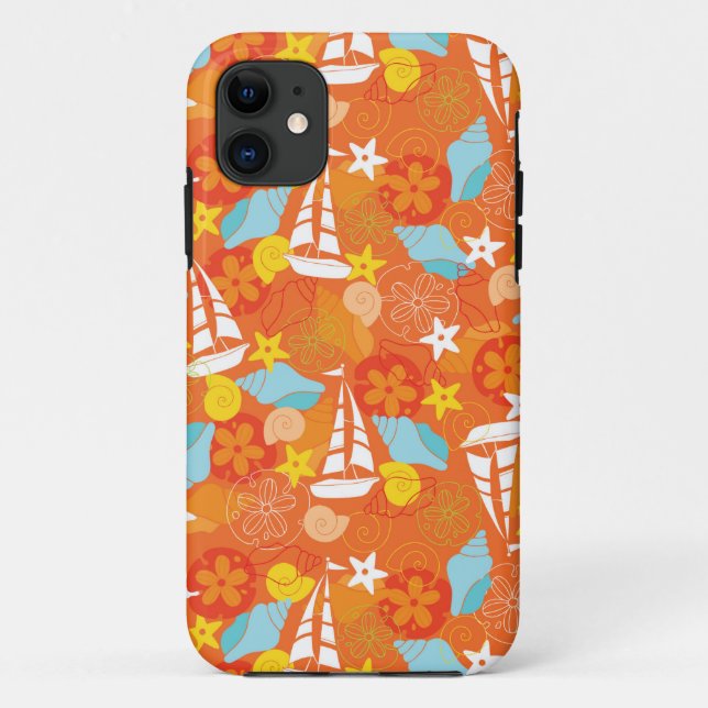 Coques Case-Mate iPhone Motif tropical de voilier (Dos)