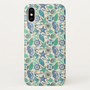 Etui iPhone Case-Mate Motif turquoise d'animaux de mer