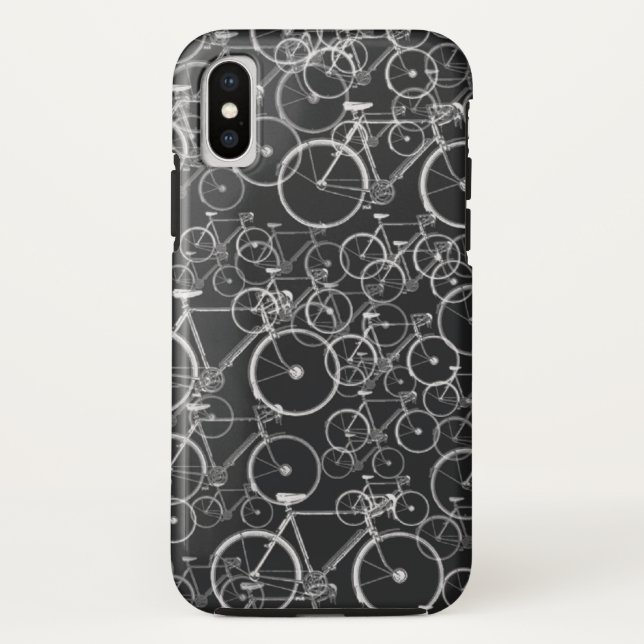Coques Case-Mate iPhone motif vélo noir ~ vélo (Dos)