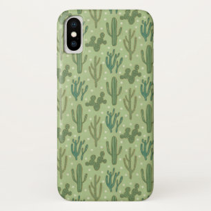 Etui iPhone Case-Mate Motif vert de cactus d'étape de Geo de sud-ouest