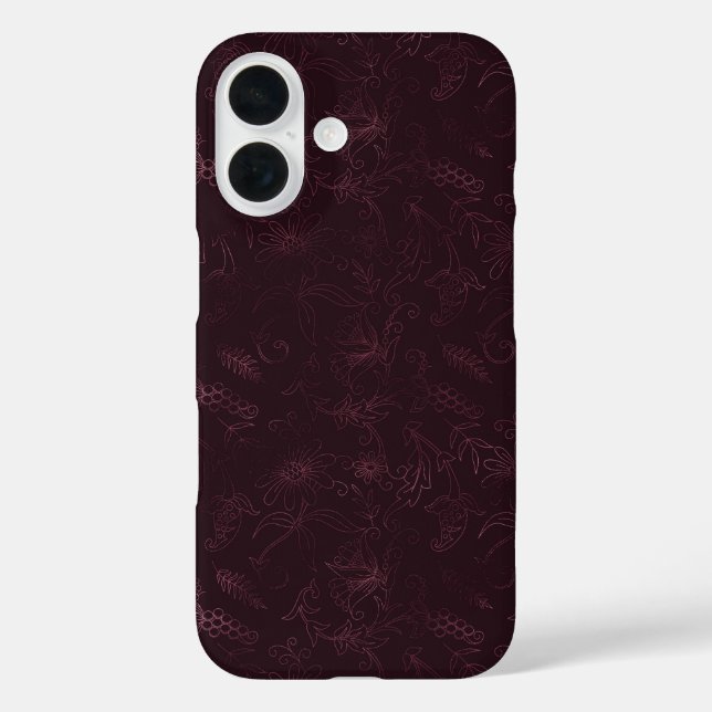 Coques Case-Mate iPhone Motif Vin de Mûre  (Verso)