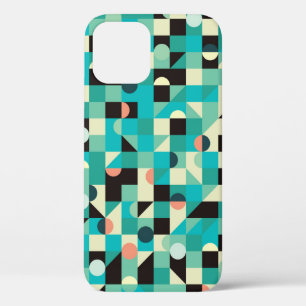 Case-Mate iPhone Case motif vintage avec triangles et cercles.