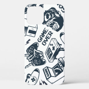 Case-Mate iPhone Case Motif vintage de jeux rétro.