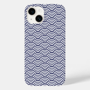Coque Pour iPhone 14 Motif vintage Delft Blue Koinobori