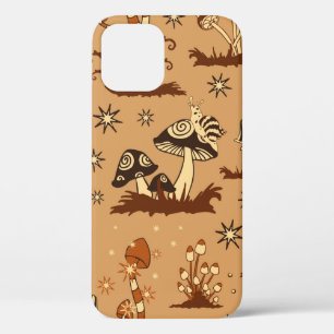 Case-Mate iPhone Case Motif Vintage sans couture avec des champignons br